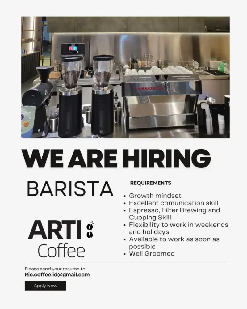 LOWONGAN BARISTA