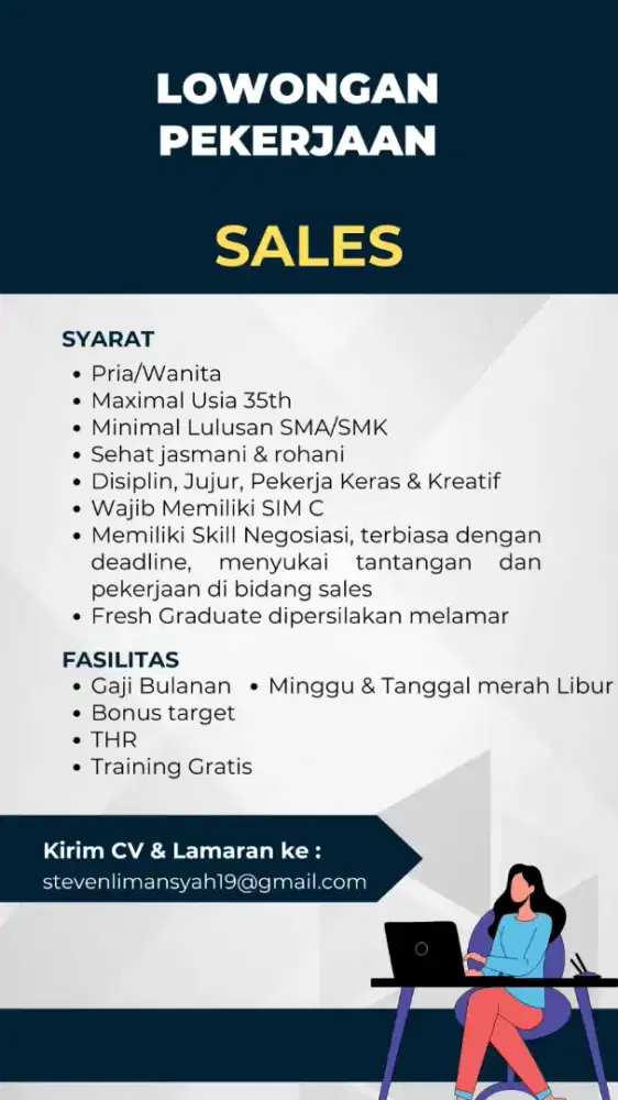 Lowongan Sales Marketing