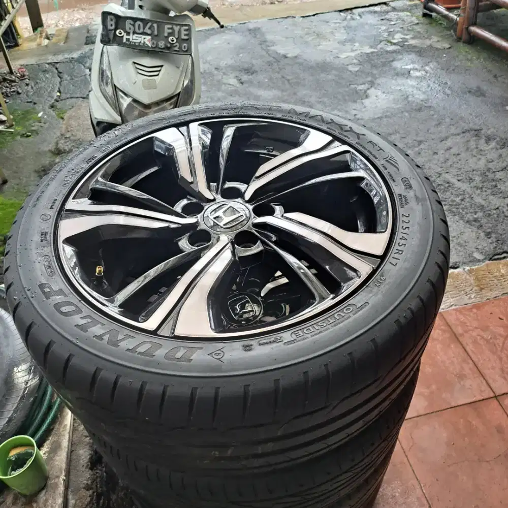 Velg dan ban ring 17 ori honda for civic hrv crv stream bisa tt