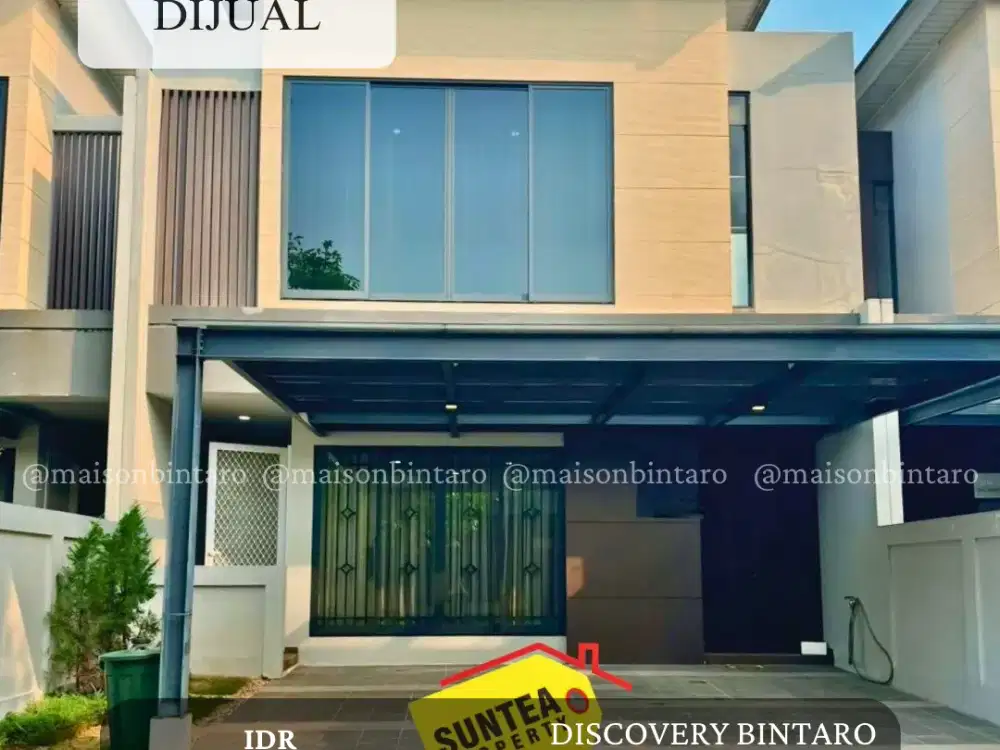 SIAP HUNI & LOKASI FAVORIT! Rumah 2 Lantai di Discovery Bintaro — Hadap Utara, Semi Furnished (SP 0137)
