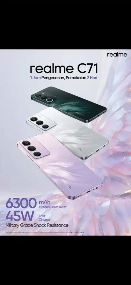 REALME C71 RAM 4+8/128, 6+12/128, 8+16/128