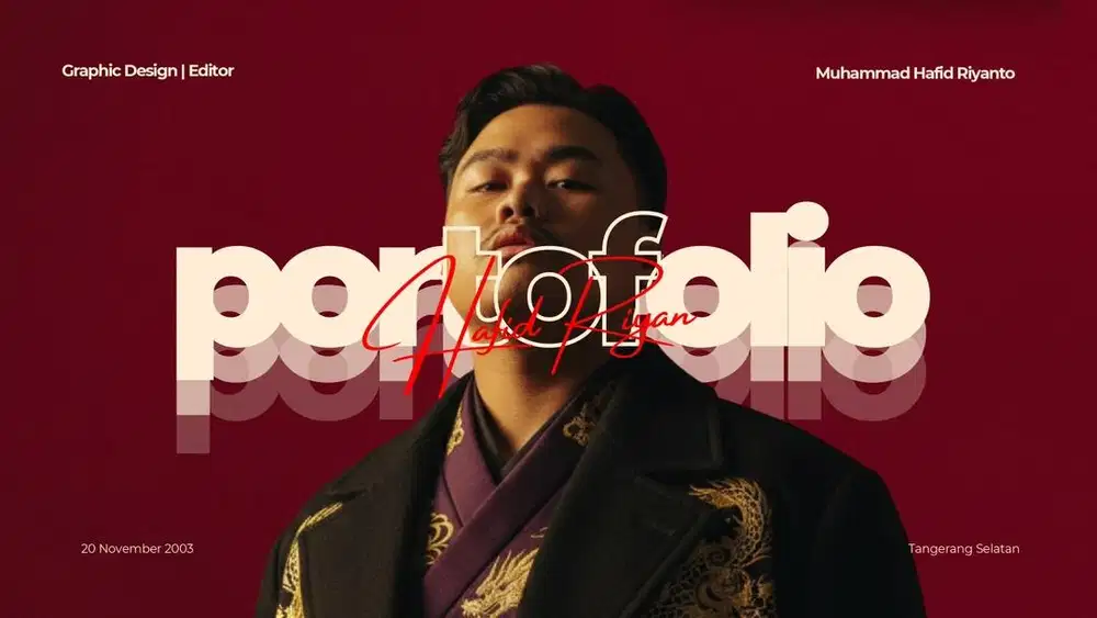 Open to work Graphic Design, Editor Vidio