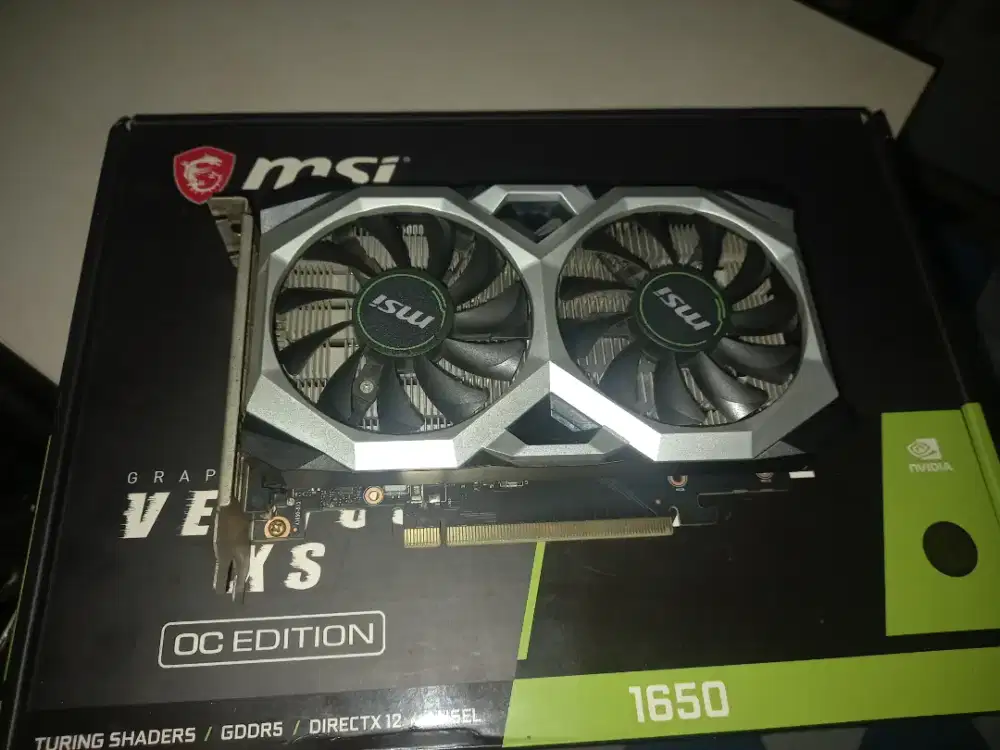 MSI GTX 1650 vram 4GB DDR 5