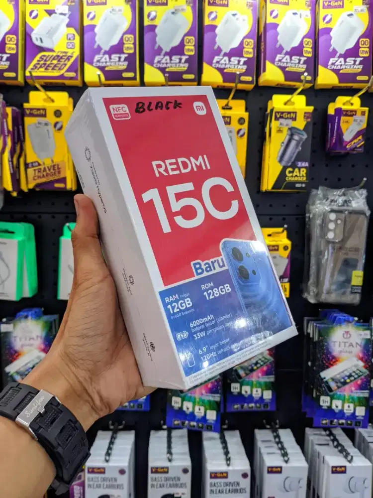 Redmi 15C 6/128 baru garansi resmi 1 tahun