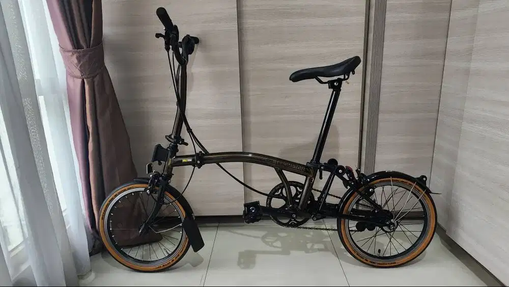 BROMPTON M6L RAW LACQUER TITANIUM BLACK EDITION  2018 - MULUS