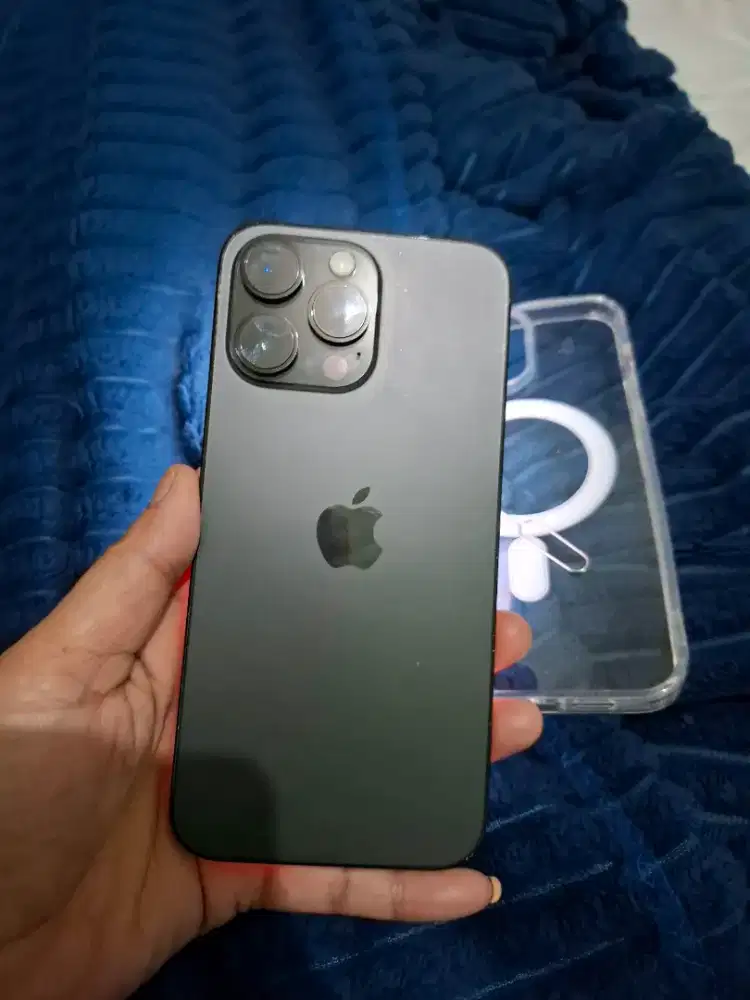 JUAL SANTAI IPHONE 14 PROMAX 128GB EKS IBOX BH 95% BLACK