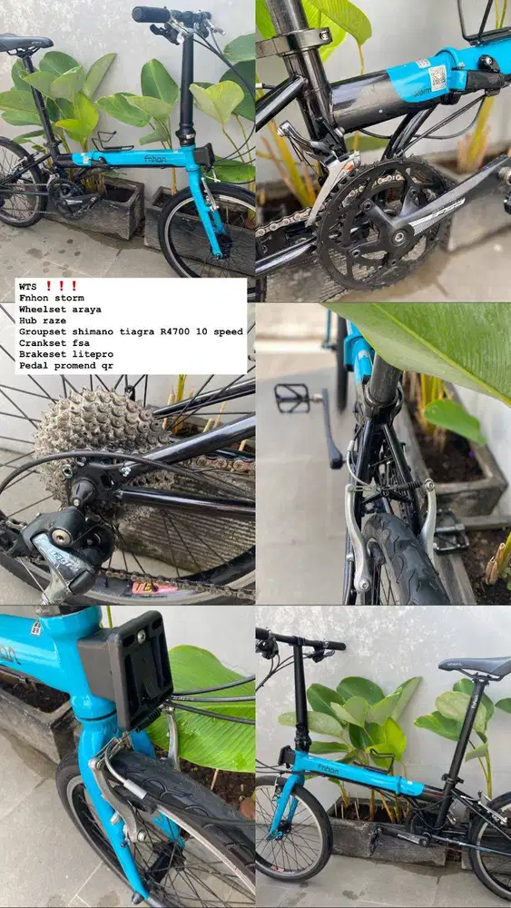 JUAL SEPEDA LIPAT FNHON STORM, LOKASI GARUT