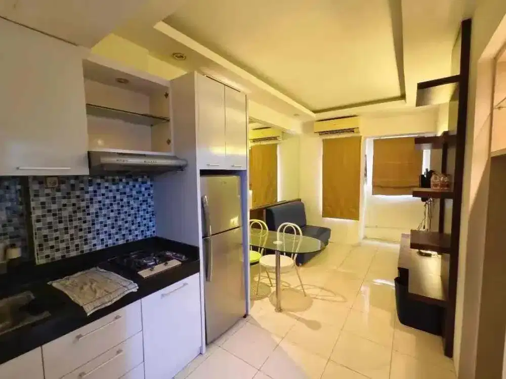 Disewakan apartemen puncak kertajaya 2 br jadi 1 br