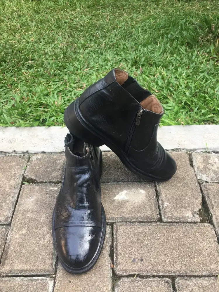 Sepatu second original Kulit Boots Obermain