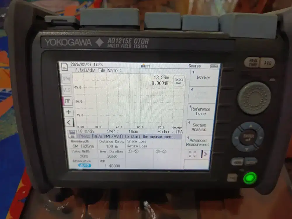 Otdr Yokogawa Aq1215E