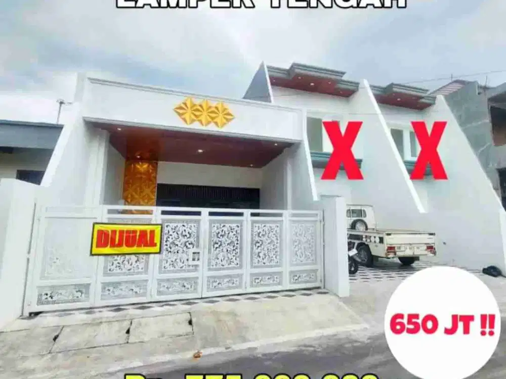 Jual Siapa Cepat Dia Dapat Rumah Minimalis Baru di Lamper Tengah Semarang