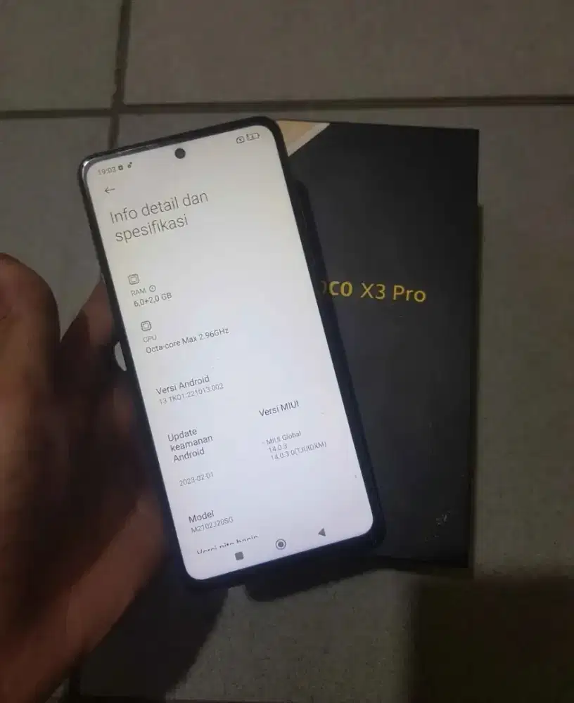 Poco X3 pro ram 6/128