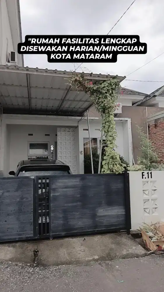 Rumah Fasilitas Lengkap Kota Mataram Disewakan Harian/Minggu/Bulanan