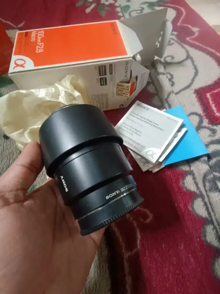 SONY A-MOUNT 100MM F2.8 MACRO FULSETBOX