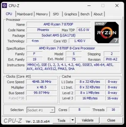 Komputer Workstation 16x2 32GB DDR5 NVMe MSI M450 1 TB