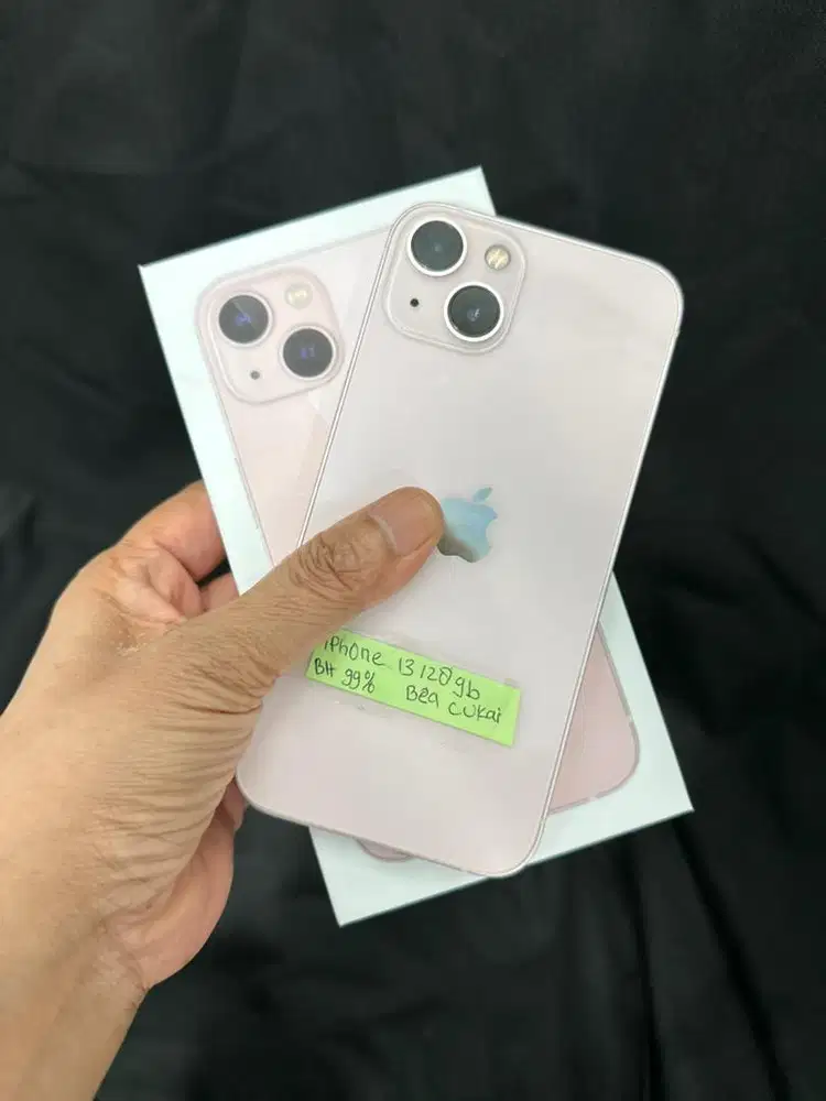 IPHONE 13 128GB BEACUKAI (IMEI TERDAFTAR) pINK