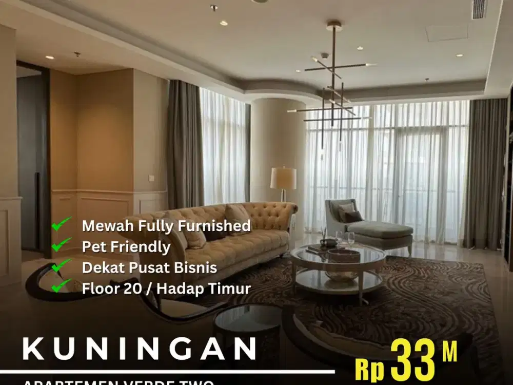 DIJUAL APARTEMEN VERDE TWO KUNINGAN