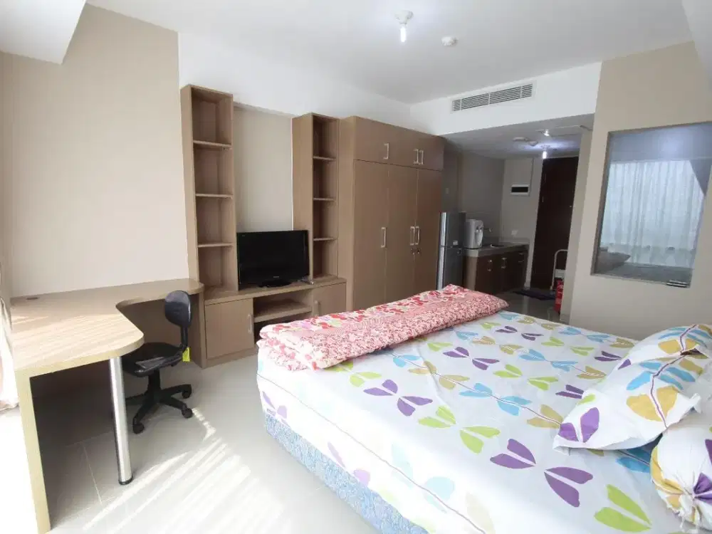 Apartemen U Residence Karawaci Studio 30m2 Full Furnished, Siap Huni!