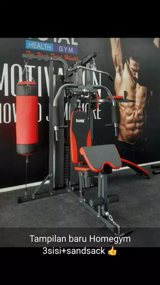 Alat fitnes home gym 3 sisi samsak tl 077
