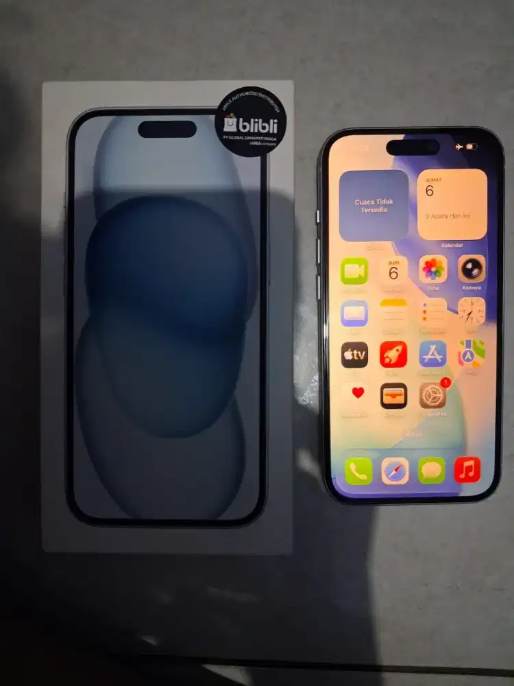 Dijual iPhone 15 ibox 128gb
Bh 100%, cc 140 nota ada