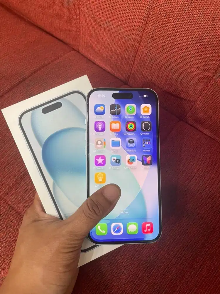 iphone 15 128gb second ibox blue