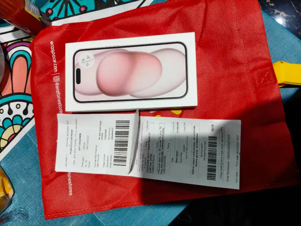 Dijual cepat iPhone 15 128GB segel
