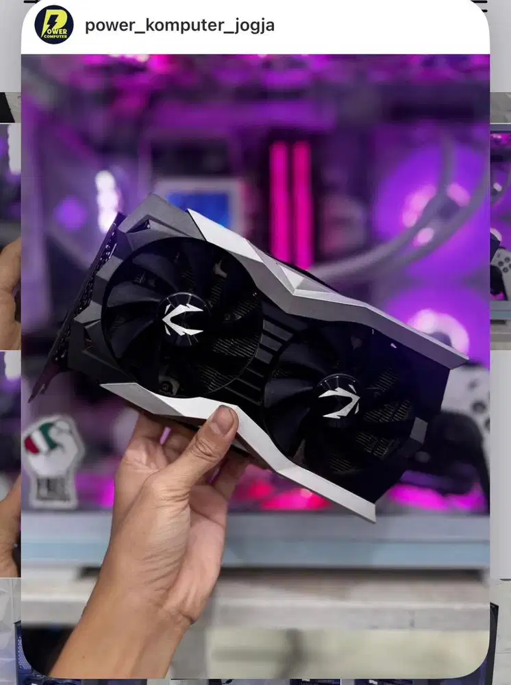 Zotac Rtx 2060 6Gb Garansi 4 hari harga 2,150 Jt Normal Suhu Adem Okey