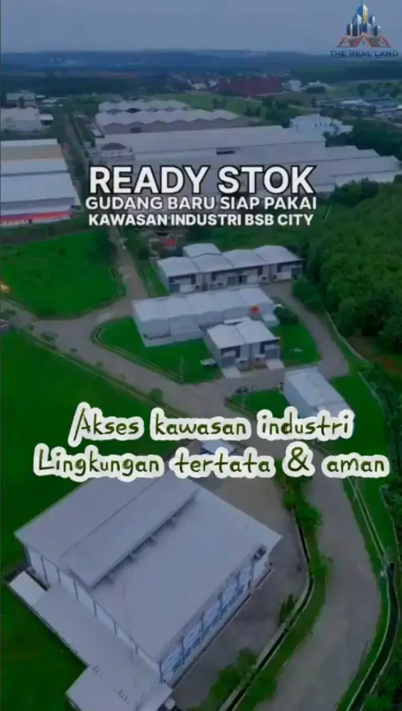 GUDANG DIJUAL KAWASAN INDUSTRI BSB SEMARANG