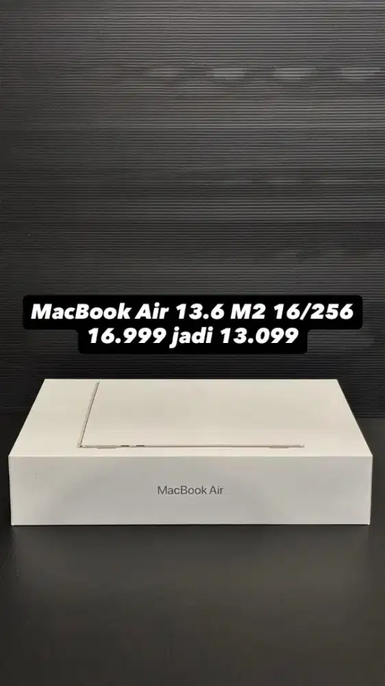 Promo Cashback 4 JT MacBook Air M3 13.6 Ram 16/256