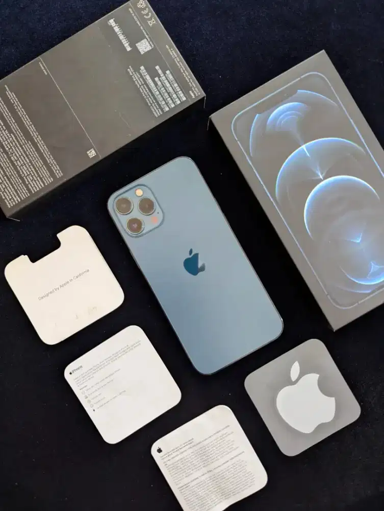 iPhone 12 Promax 256 BH 100% ID/A Resmi Fulset mulus Pemakaian