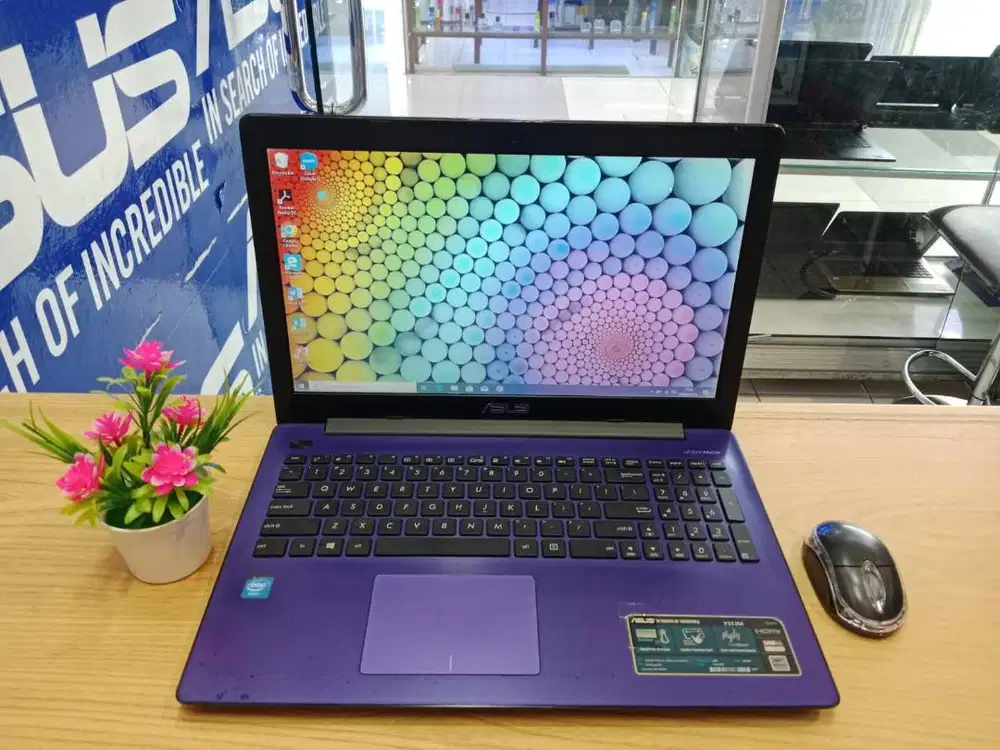 DIJUAL LAPTOP SEKOLAH ASUS X553M RAM 2GB HDD 500GB SIAP PAKAI