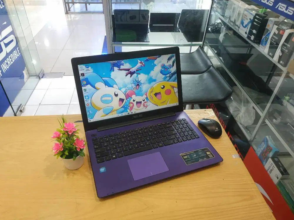 LAPTOP SIAP PAKE ASUS X553M CELERON RAM 2GB COCOK UTK SEKOLAH