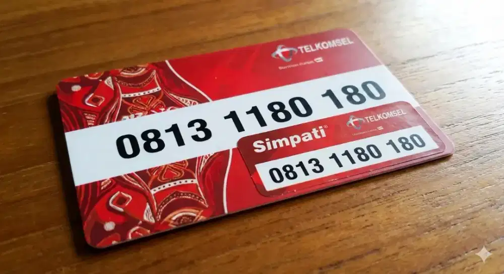 Nomor cantik minimalis telkomsel simpati 11 digit