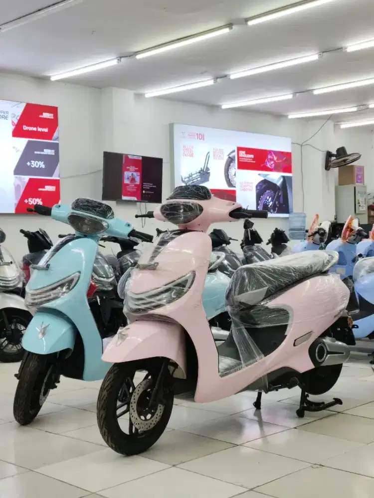 BARU MOTOR LISTRIK UWINFLY M90E, BATTRY LITHIUM, BISA CICILAN DP0%