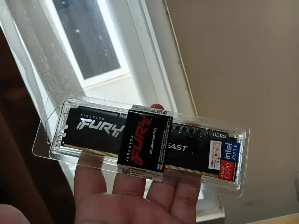 RAM Kingston Fury Beast DDR5 8GB 5600 | BNIB Garansi Resmi Lifetime