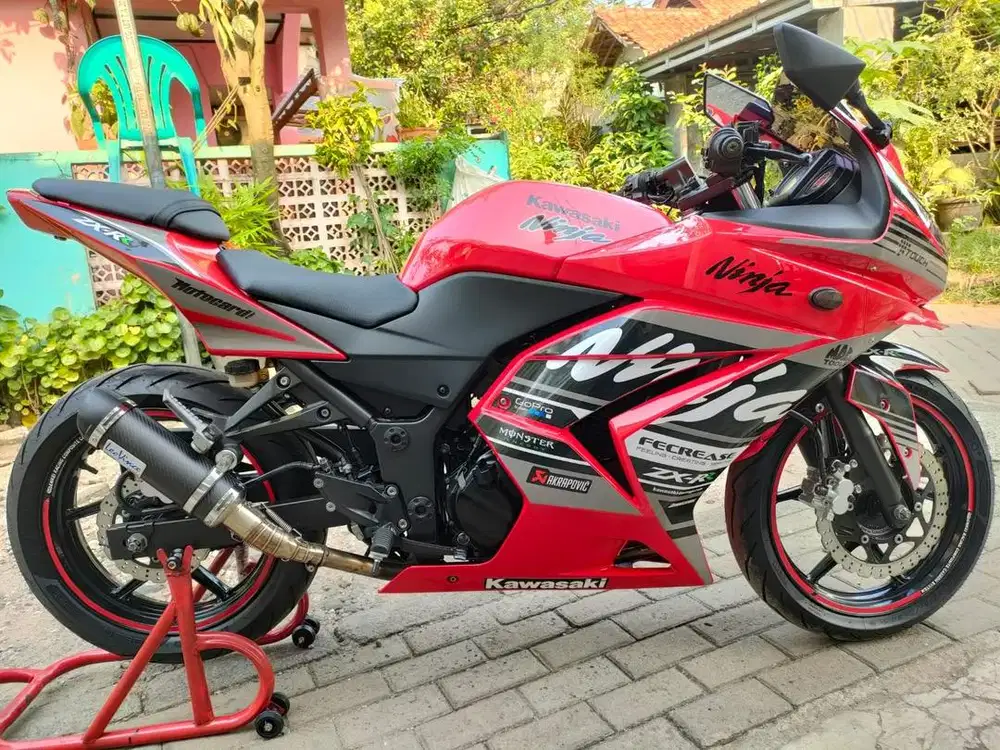 Ninja 250 karbu  2009 merah