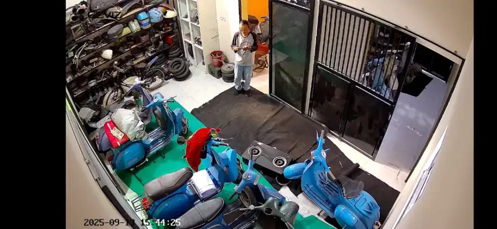 Cctv wireless 360 ada suara connek wifi