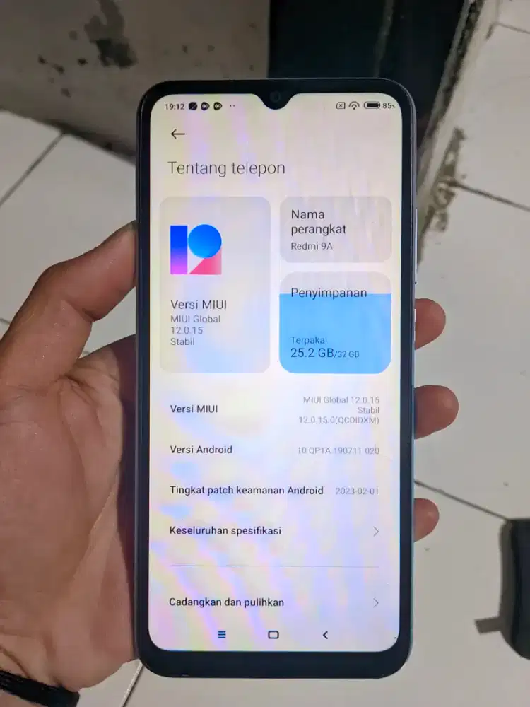 Redmi 9A 400 Nego tipis
