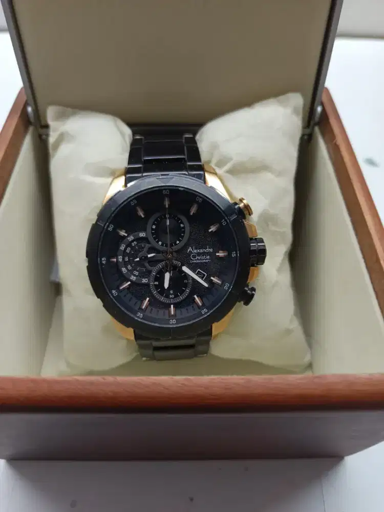 Jam Tangan Pria Alexandre Christie Ori 6508 Ori Mulus Murah
