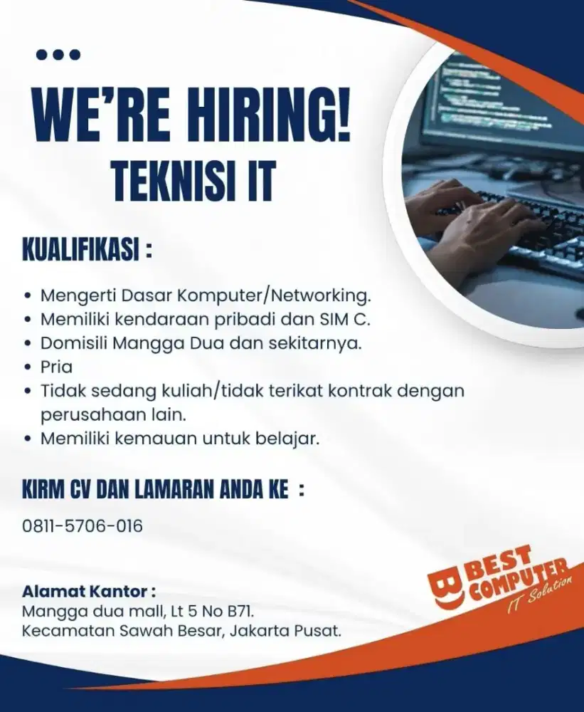 Teknisi IT / Komputer