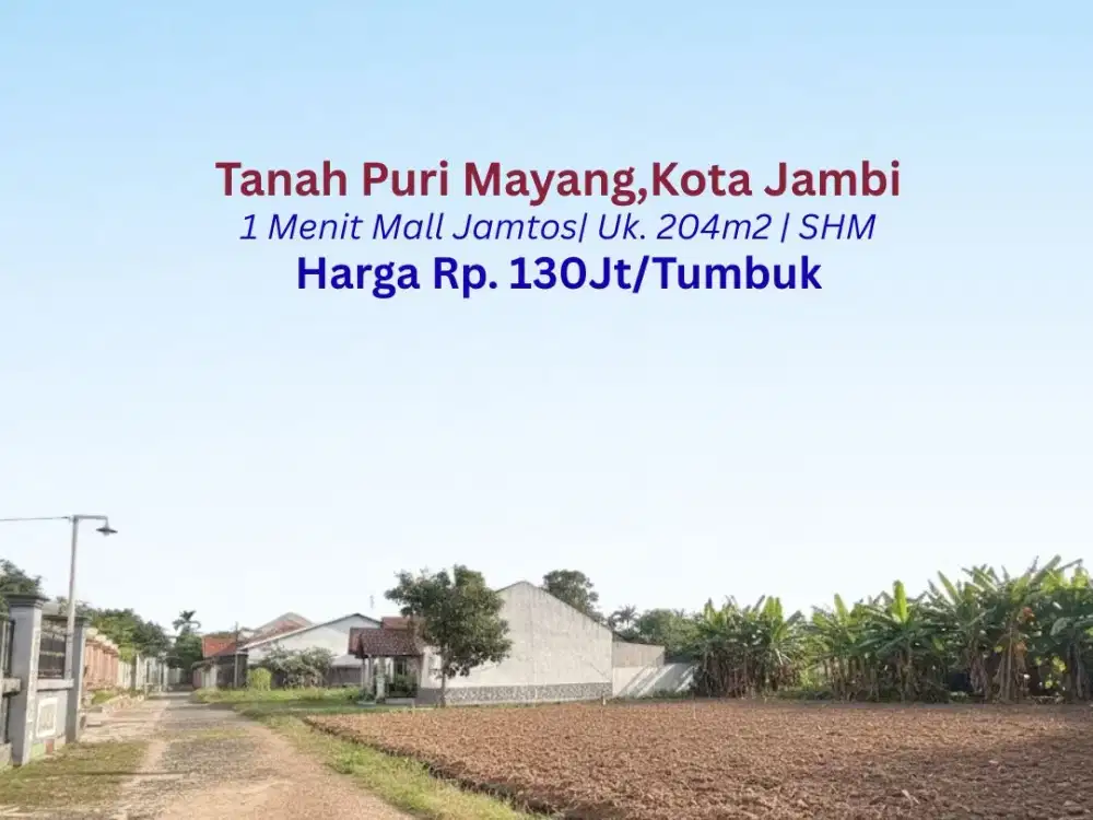Tanah Murah Simpang 3 Sipin Kota Jambi