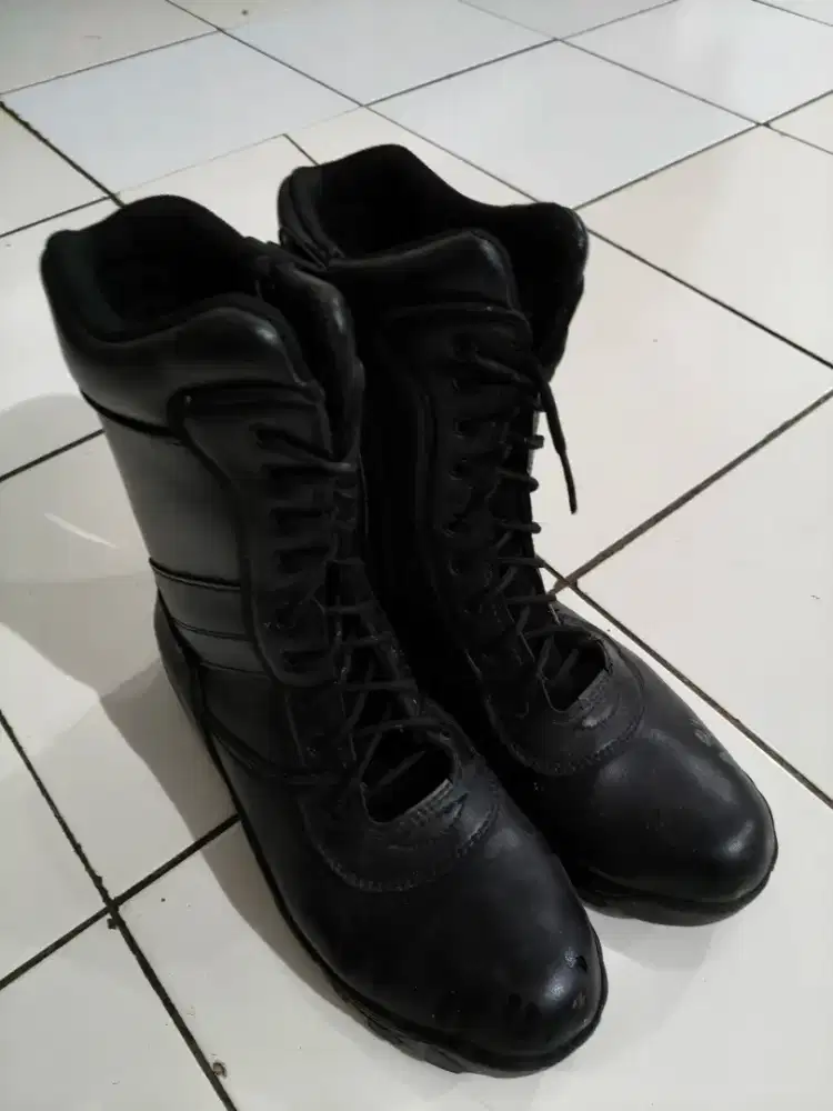 sepatu pdl tni ad ukuran 42