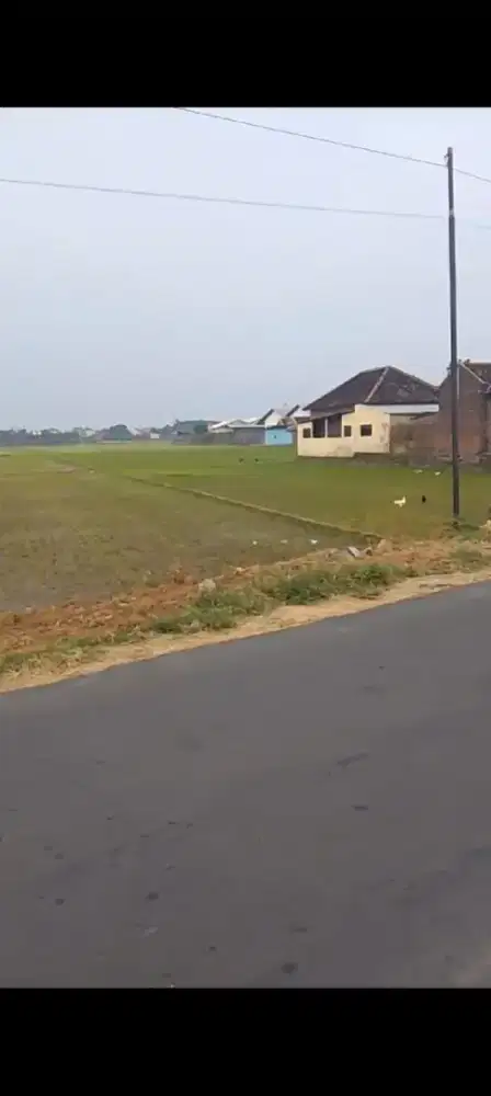 Jual tanah zona industri lokasi kebakramat luas 1,4H hrg 1,3jt/MTR neg