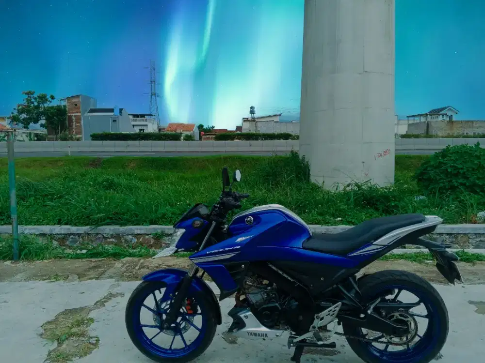 Jual yamaha vixion R thn 2019 warna biru plat B