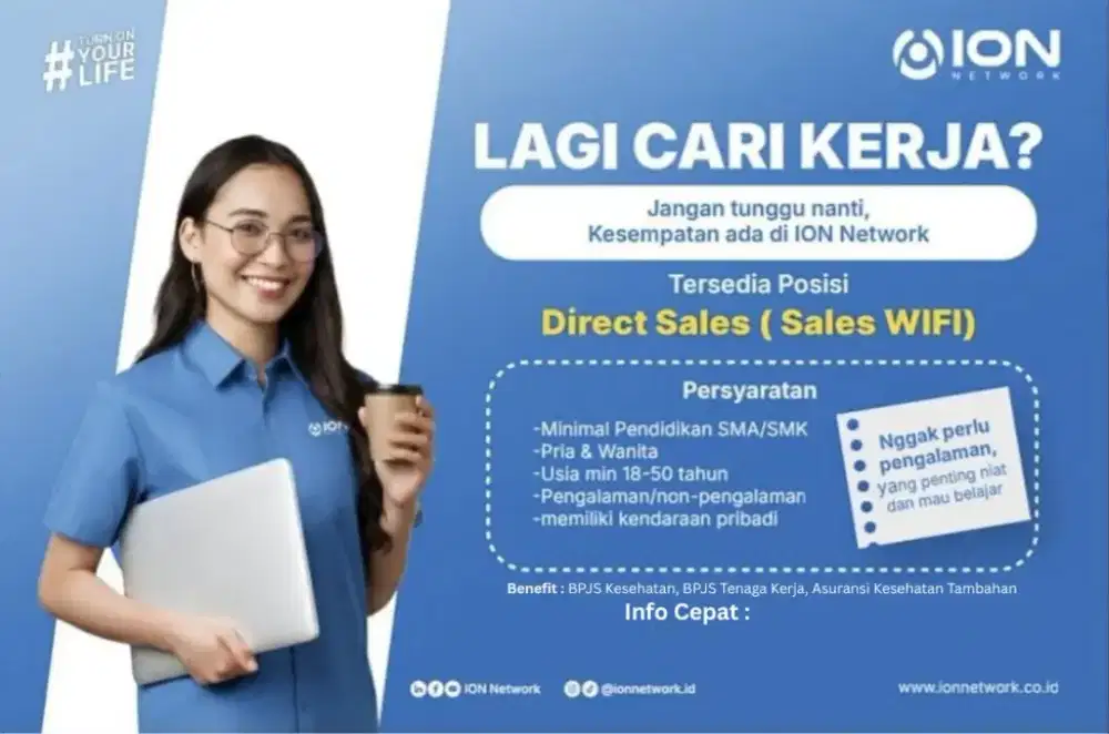 WE'RE HIRING DIRECT SALES