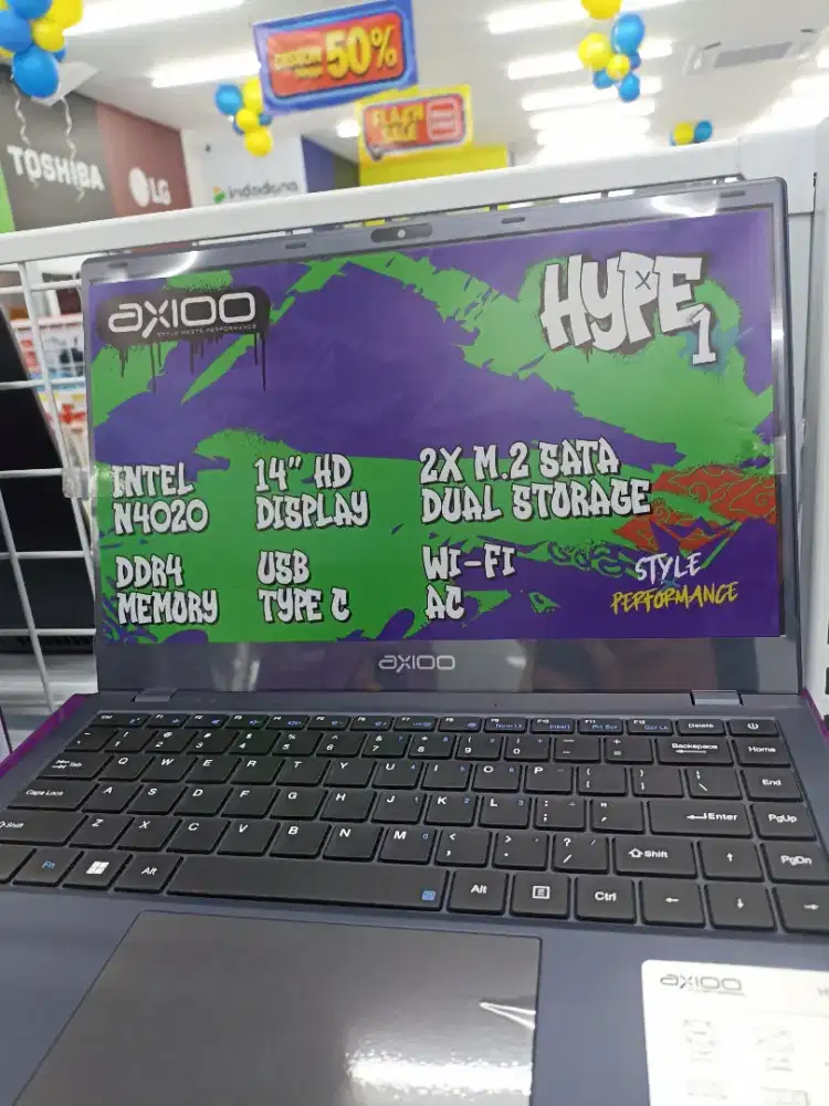 Axioo 4GBDDR4 128GB SSD