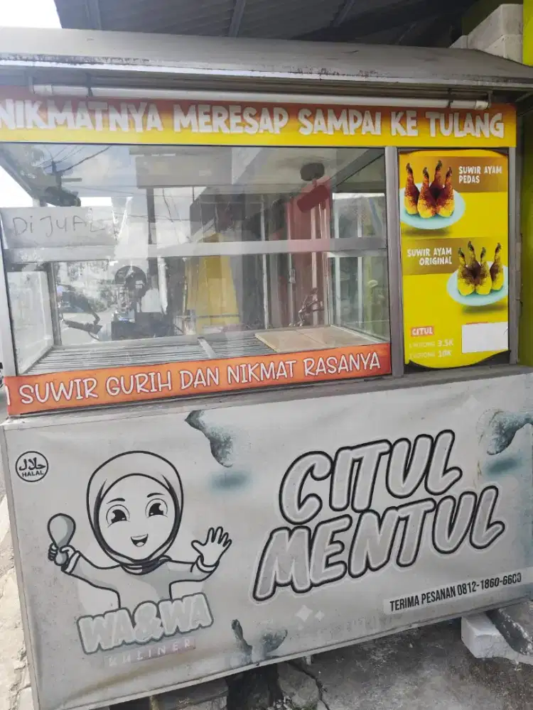 Bismilah dijual gerobak bekas