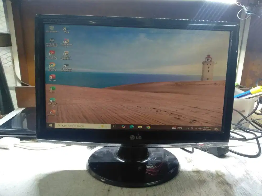 MONITOR LCD LG FLATRON w1953se MULUS