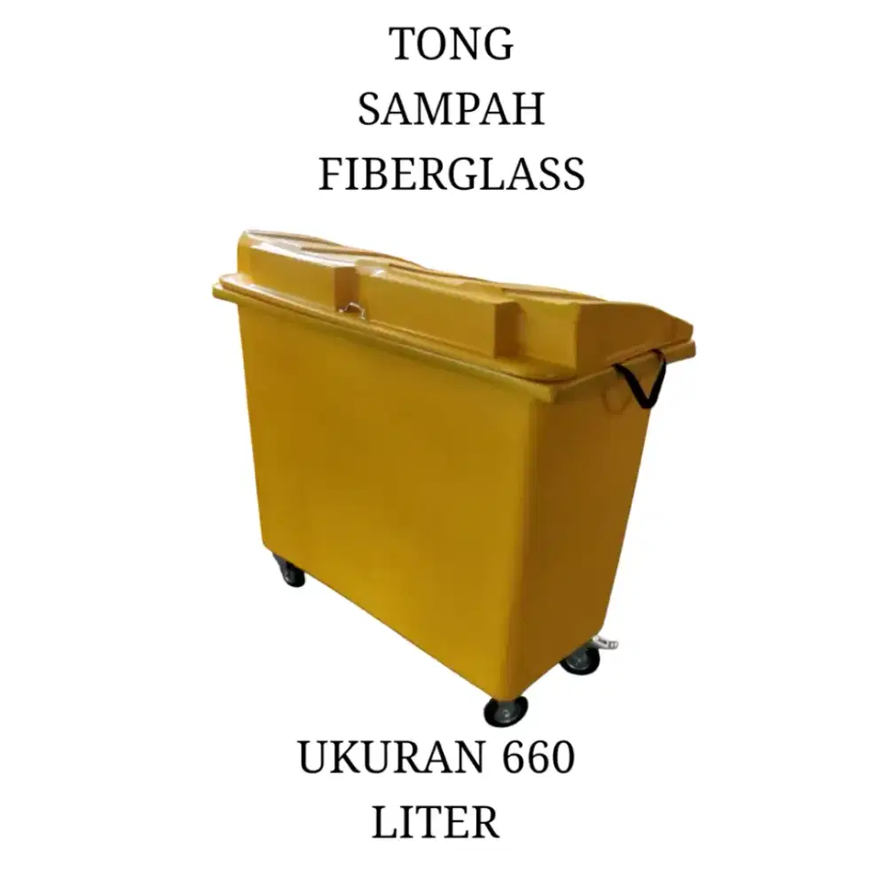 Tong Sampah Fiberglas ukuran 660 liter