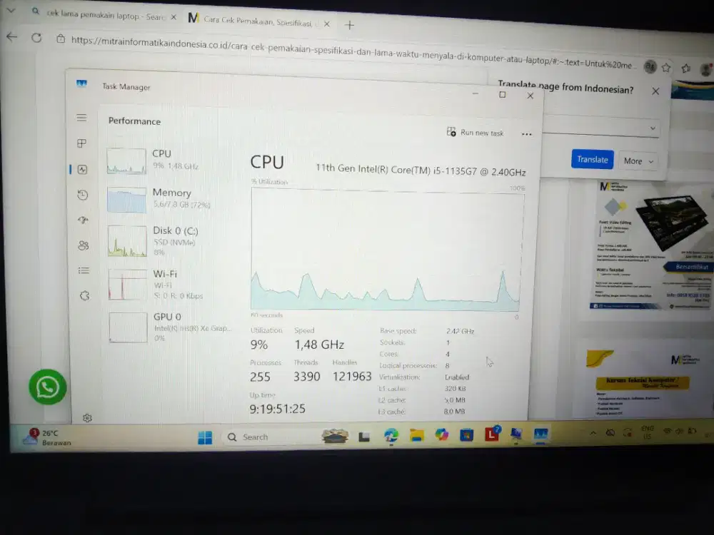 Jual. Lenovo bekas pemakaian cewe, sudah lulus kuliah